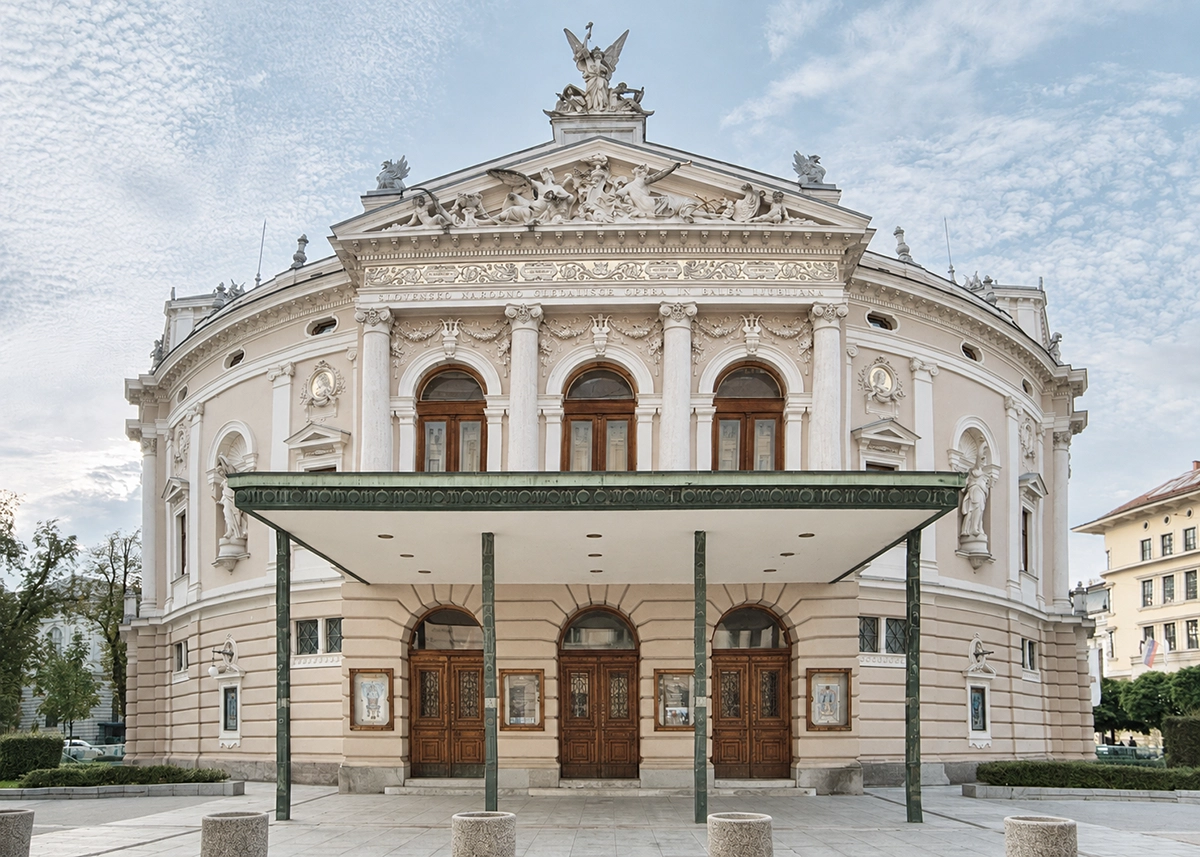 Pročelje ljubljanske Opere